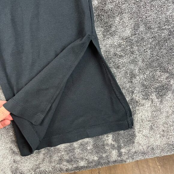 Maeve Anthropologie Ponte Knit Flare Split Ankle Pants Pull On Black Women's S - Picture 4 of 13